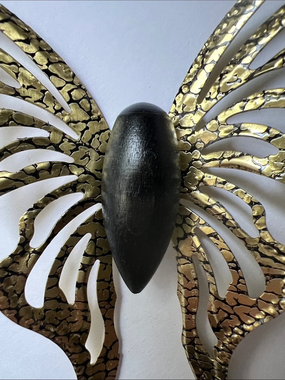 Home Interiors & Gifts Gold Butterfly Wall Hooks - Set of 3